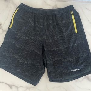 Patagonia athletic shorts. Built in compression shorts. Good condition.